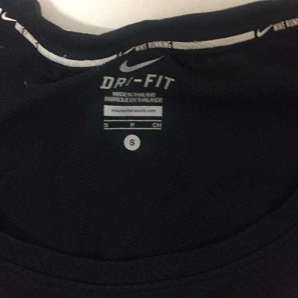 Women Nike dri fit size s small v neck black - Picture 4 of 4